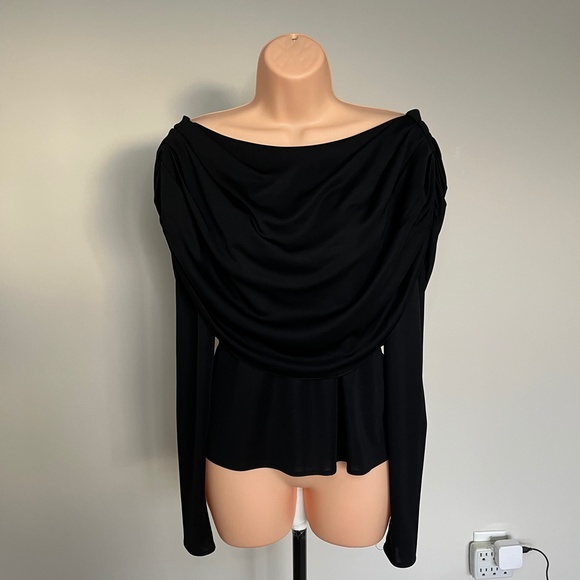 Vintage Debbie Shuchat Top - Black - Size S - M - Picture 2 of 9